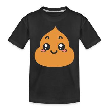 Kacke - Kinder Premium Bio T-Shirt - Schwarz - Vorne