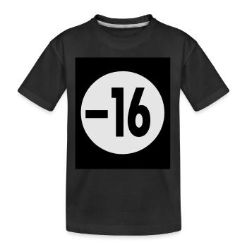 -16 ans - T-shirt bio Premium Enfant - noir - Devant