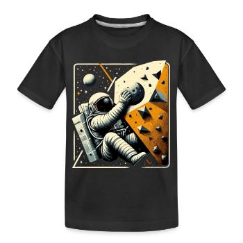 Astronaute de bloc Astronaute Astronaute Cadeau - T-shirt bio Premium Enfant - noir - Devant