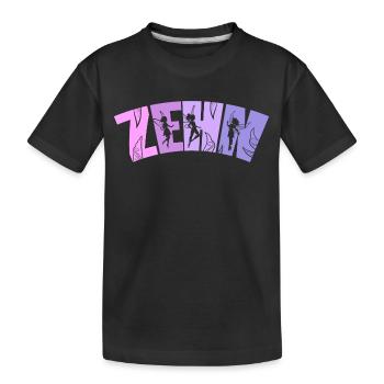 Feen Geburtstag 10 Jahre Mädchen Kleine Fee - Kinder Premium Bio T-Shirt - Schwarz - Vorne