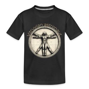 Astronaute de Vitruve - T-shirt bio Premium Enfant - noir - Devant