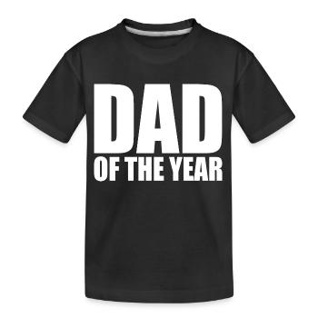 Dad of the year - T-shirt bio Premium Enfant - noir - Devant