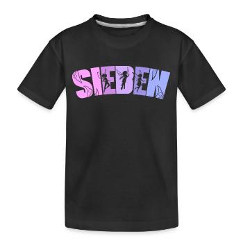 Feen Geburtstag 7 Jahre Mädchen Kleine Fee - Kinder Premium Bio T-Shirt - Schwarz - Vorne