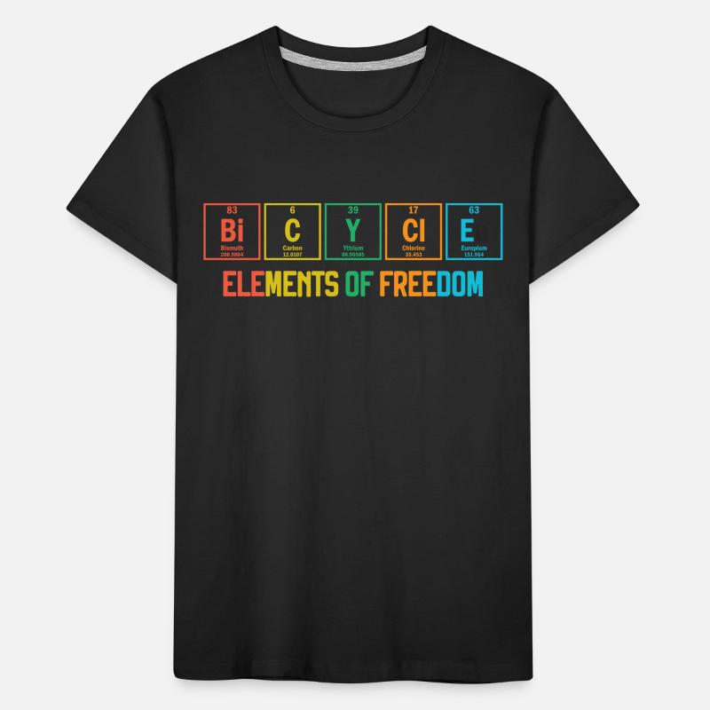 Vélo Les éléments du plaisir Cyclist Gift T-shirt bio Premium Enfant