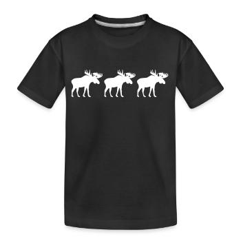 Élan - T-shirt bio Premium Enfant - noir - Devant