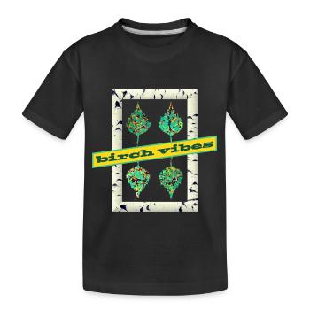 bouleau e 269 - T-shirt bio Premium Enfant - noir - Devant