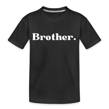FRÈRE - T-shirt bio Premium Enfant - noir - Devant