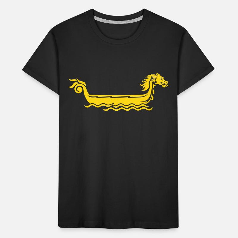 Drachenboot Kinder Premium Bio T-Shirt
