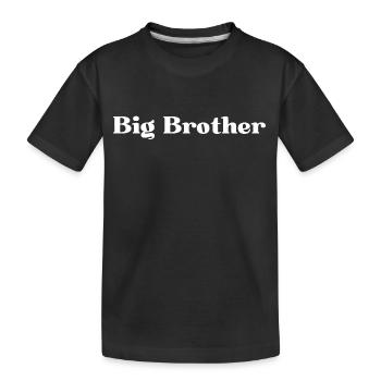 GRAND FRÈRE. GRAND FRÈRE - T-shirt bio Premium Enfant - noir - Devant