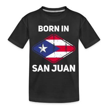 Porto Rico - T-shirt bio Premium Enfant - noir - Devant