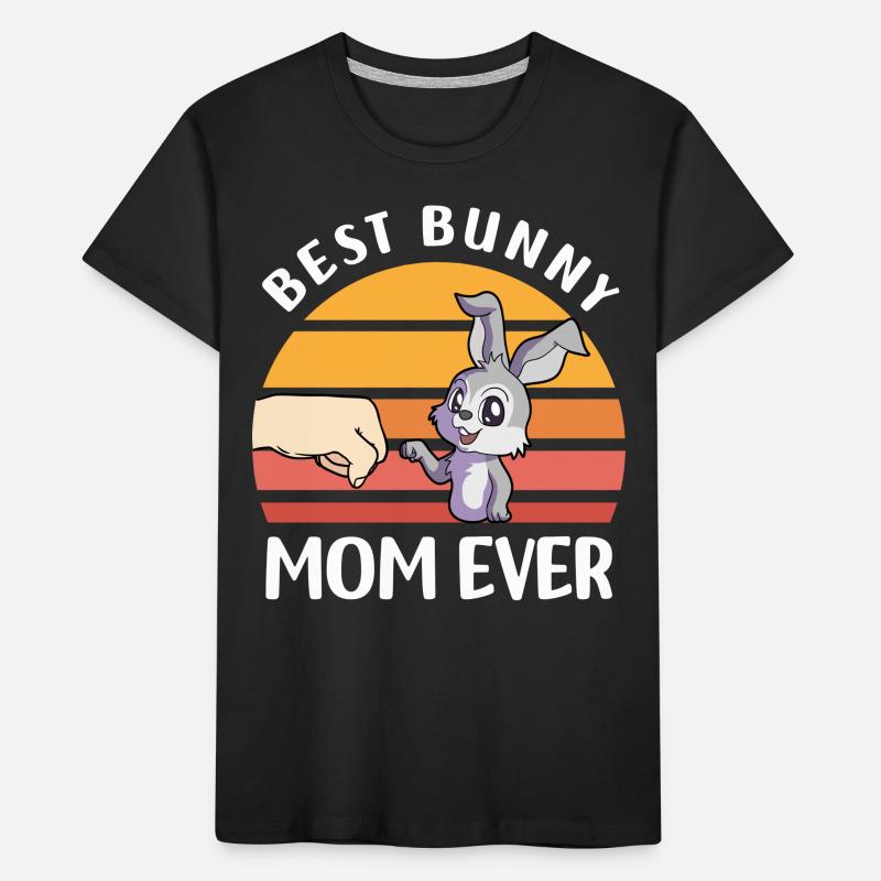 Rabbits Mama | Pets Rabbit Rodents Gift Idea Kids' Premium Organic T-Shirt