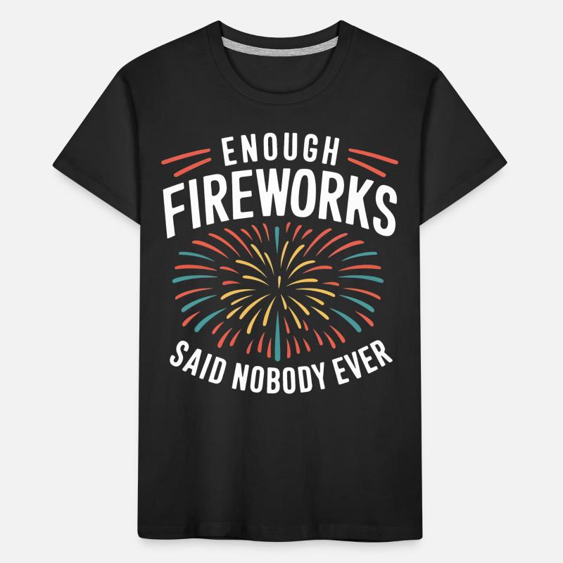 Pyrotechnics Fireworks Pyrotechnics Kids' Premium Organic T-Shirt