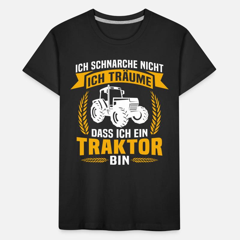 Ich Ein Traktor Bin Kinder Premium Bio T-Shirt