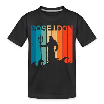 poseidon Quote Best-sellers graphiques - T-shirt bio Premium Enfant - noir - Devant