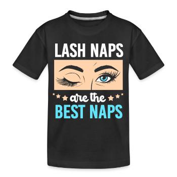 Maquillage Cosmétiques Esthéticienne - T-shirt bio Premium Enfant - noir - Devant