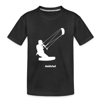 kiteboarder - T-shirt bio Premium Enfant - noir - Devant