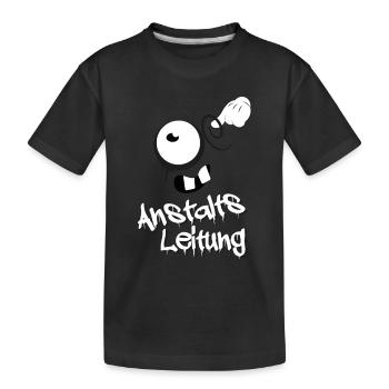 Anstaltsleitung - Kinder Premium Bio T-Shirt - Schwarz - Vorne