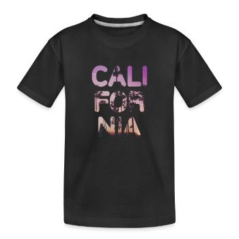 Californie - T-shirt bio Premium Enfant - noir - Devant