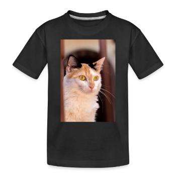 chat - T-shirt bio Premium Enfant - noir - Devant