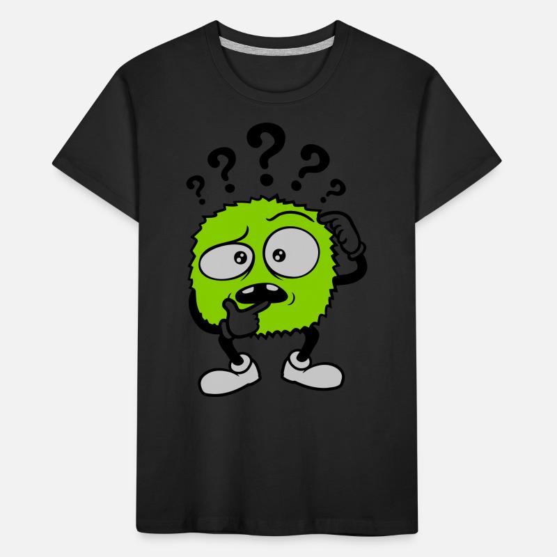 Question mark skeptical face comic Kids' Premium Organic T-Shirt