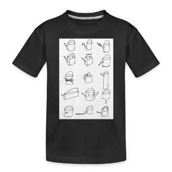 Arrosoirs - T-shirt bio Premium Enfant - noir - Devant