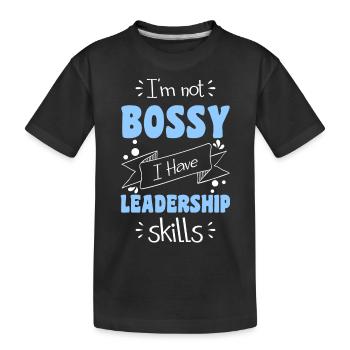 Chef employé de carrière - T-shirt bio Premium Enfant - noir - Devant