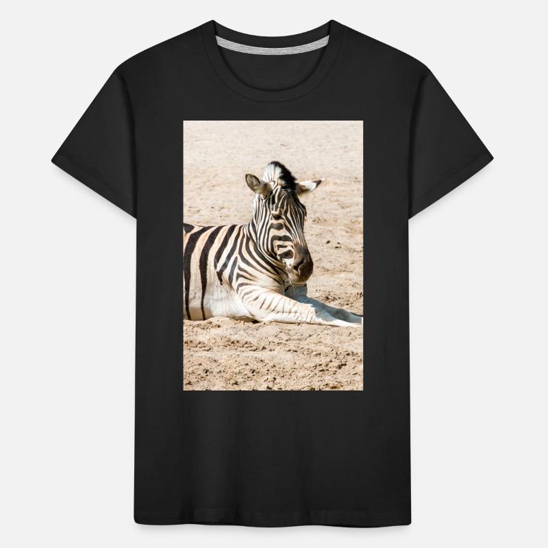 Zebra (auf Deutsch Zebra oder Zebras) Hippotigris Kinder Premium Bio T-Shirt