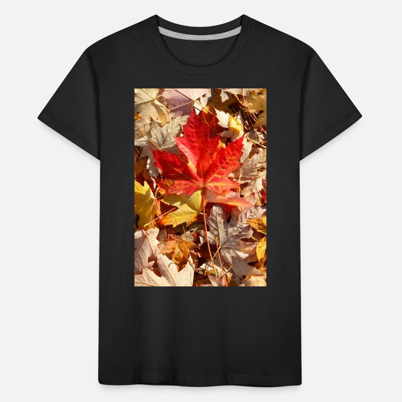 Herbstlaub Kinder Premium Bio T-Shirt
