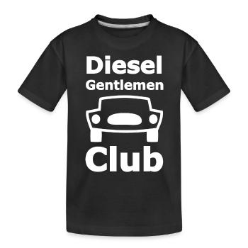 Nur der Diesel - Kinder Premium Bio T-Shirt - Schwarz - Vorne