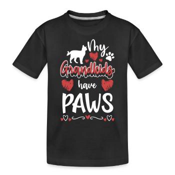 Kitten Pet Cat Wildcat - Kids' Premium Organic T-Shirt - black - Front