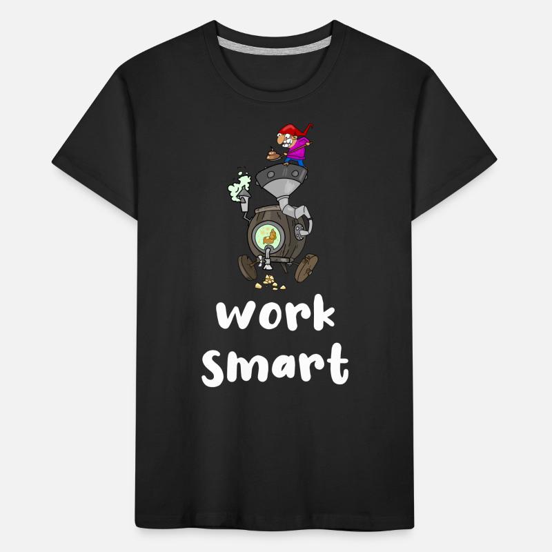 work smart Kids' Premium Organic T-Shirt