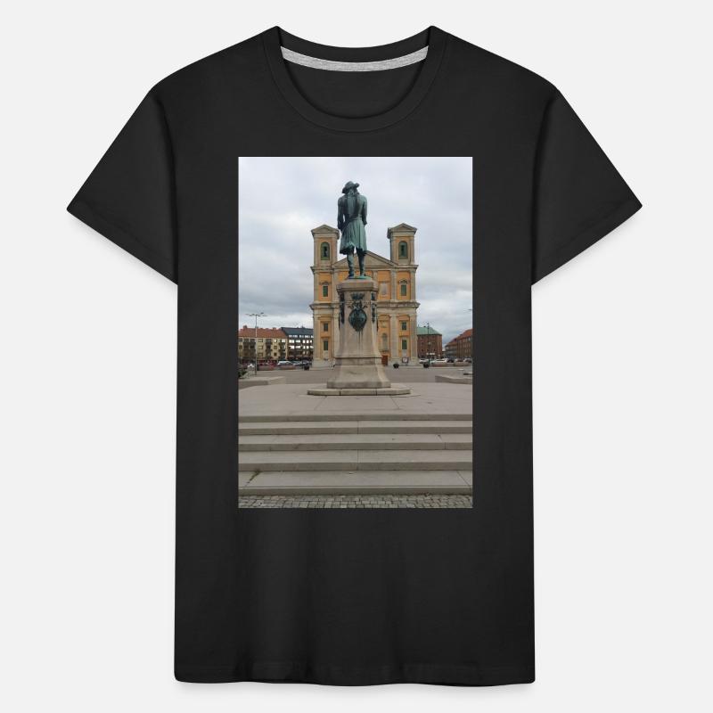 Le roi devant l’église de Frédéric T-shirt bio Premium Enfant