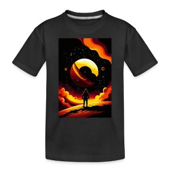 lost in space - T-shirt bio Premium Enfant - noir - Devant