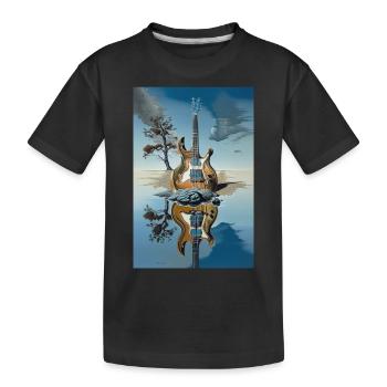 Desert Rhapsody - Kids' Premium Organic T-Shirt - black - Front