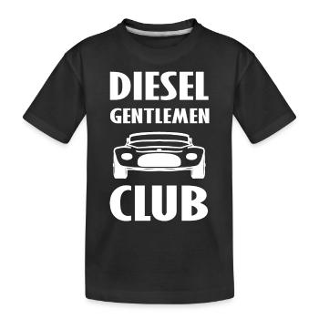 The Motorist Gentlemen Club - Kids' Premium Organic T-Shirt - black - Front