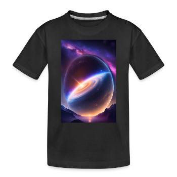 Stellar Cosmos - Kids' Premium Organic T-Shirt - black - Front