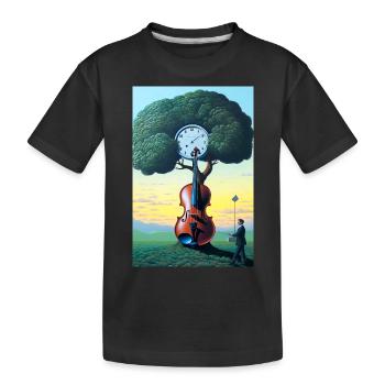 Musique intemporelle - T-shirt bio Premium Enfant - noir - Devant