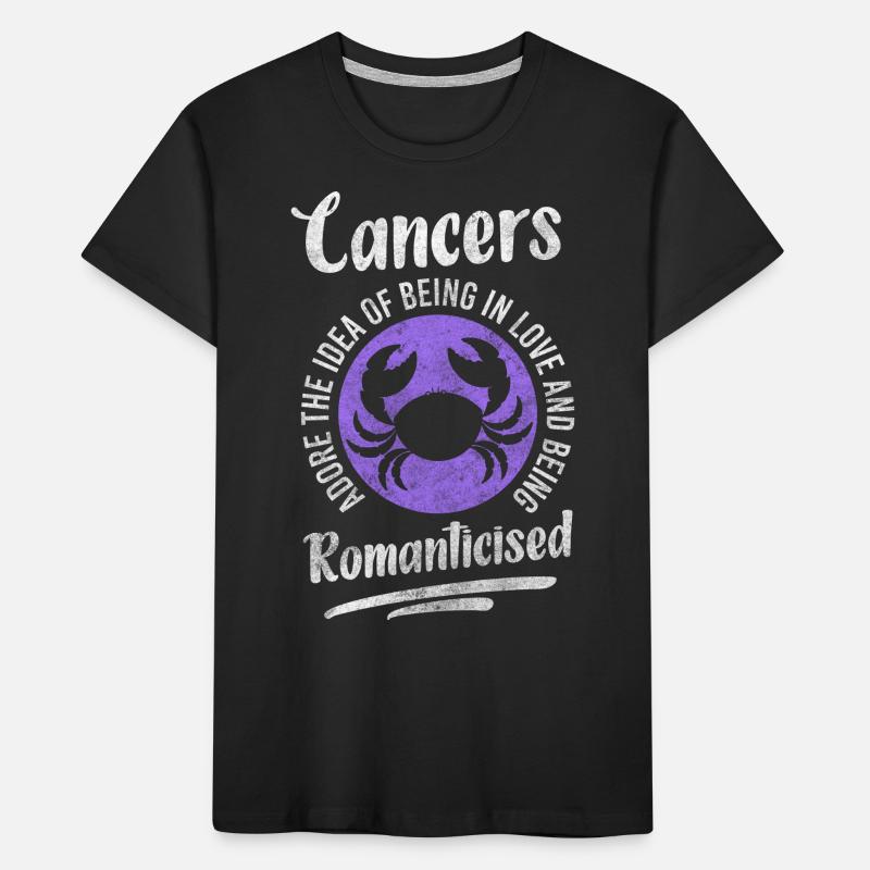 Krebs Astrologie Element Wasser Kinder Premium Bio T-Shirt
