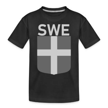 Bouclier tactique de l’ENG - T-shirt bio Premium Enfant - noir - Devant