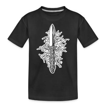 Knife Cutler Knife Lover - Kids' Premium Organic T-Shirt - black - Front
