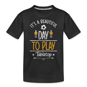 Board Game Winner - Kids' Premium Organic T-Shirt - black - Front