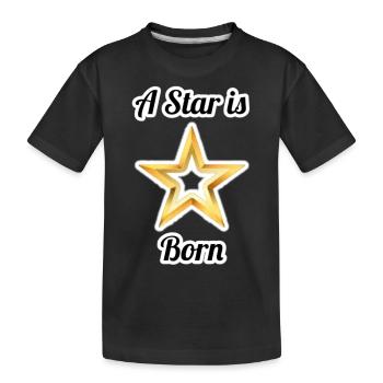 Rock Star - Kids' Premium Organic T-Shirt - black - Front