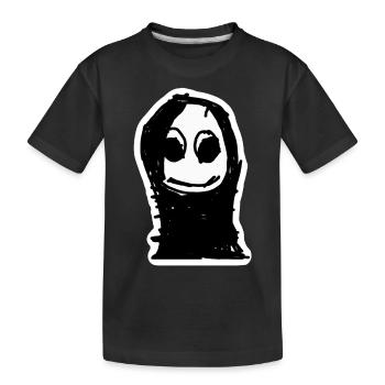 Dark Lilly - Kids' Premium Organic T-Shirt - black - Front