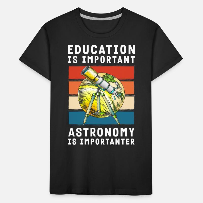 Star Rocket Solar System Science Kids' Premium Organic T-Shirt