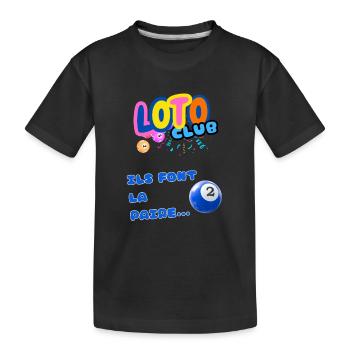 LOTO - BINGO - 2 - ILS FONT LA PAIRE - T-shirt bio Premium Enfant - noir - Devant