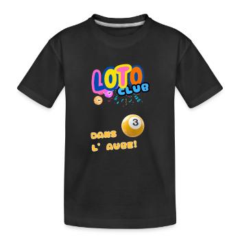 LOTO - BINGO - 3 - DANS L'AUBE - T-shirt bio Premium Enfant - noir - Devant