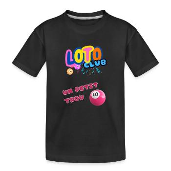 LOTO - BINGO - 10 - UN PETIT TROU - T-shirt bio Premium Enfant - noir - Devant