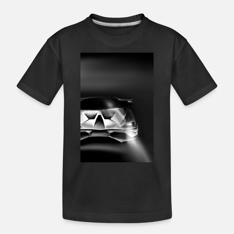 Auto schwarz - Kinder Premium Bio T-Shirt - Schwarz