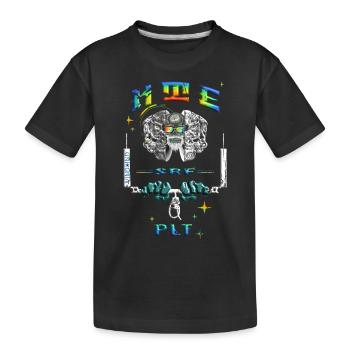 Pilote de kitesurf - T-shirt bio Premium Enfant - noir - Devant