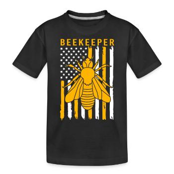 Apiculteur - T-shirt bio Premium Enfant - noir - Devant